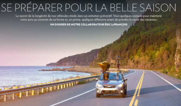 MÉNAGE DU PRINTEMPS -  L’AUTO N’Y ÉCHAPPE PAS !